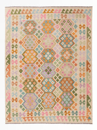Kelim Rug - Splash - 245 x 184 cm - colorful