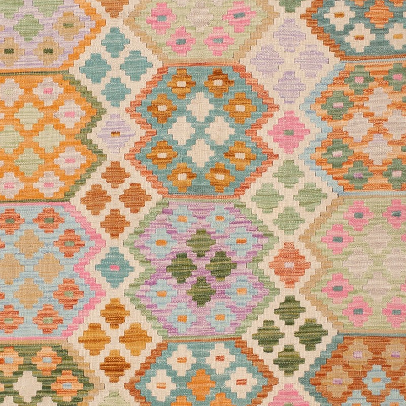 Kelim Rug - Splash - 245 x 184 cm - colorful