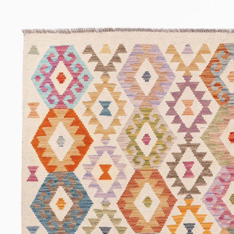 Kelim Rug - Splash - 241 x 178 cm - colorful