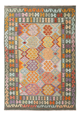 Kelim Rug - Splash - 243 x 173 cm - colorful