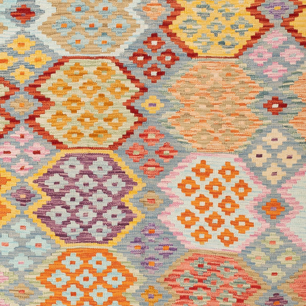 Kelim Rug - Splash - 243 x 173 cm - colorful