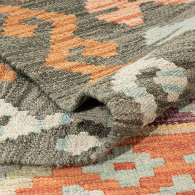 Kelim Rug - Splash - 243 x 173 cm - colorful