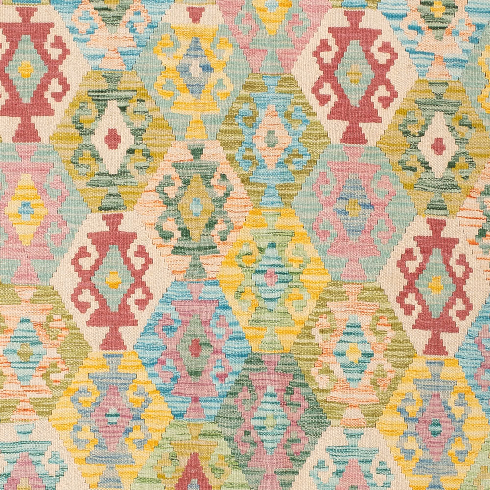 Kelim Rug - Splash - 245 x 171 cm - colorful