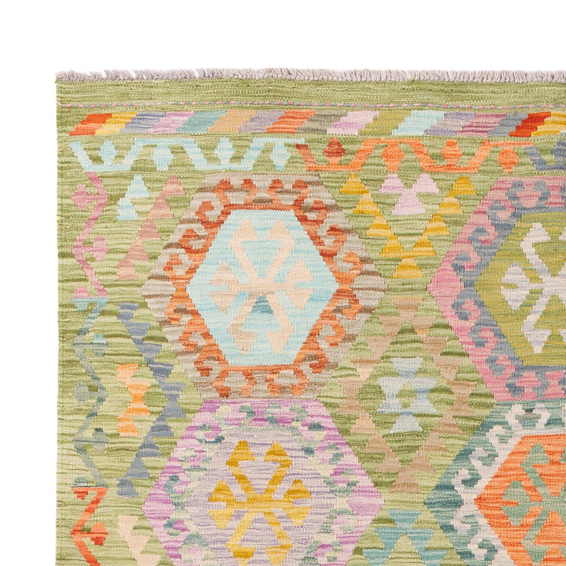 Kelim Rug - Splash - 252 x 178 cm - colorful