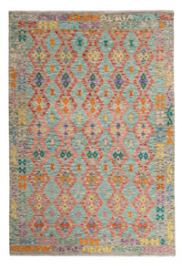 Kelim Rug - Splash - 255 x 178 cm - colorful