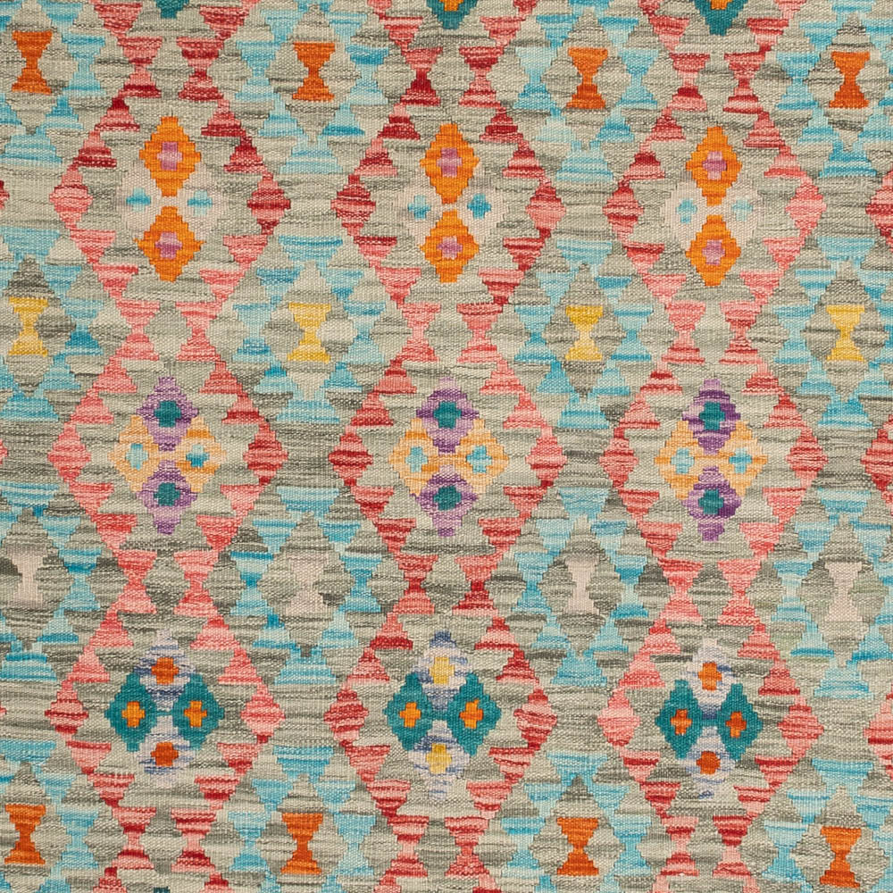 Kelim Rug - Splash - 255 x 178 cm - colorful