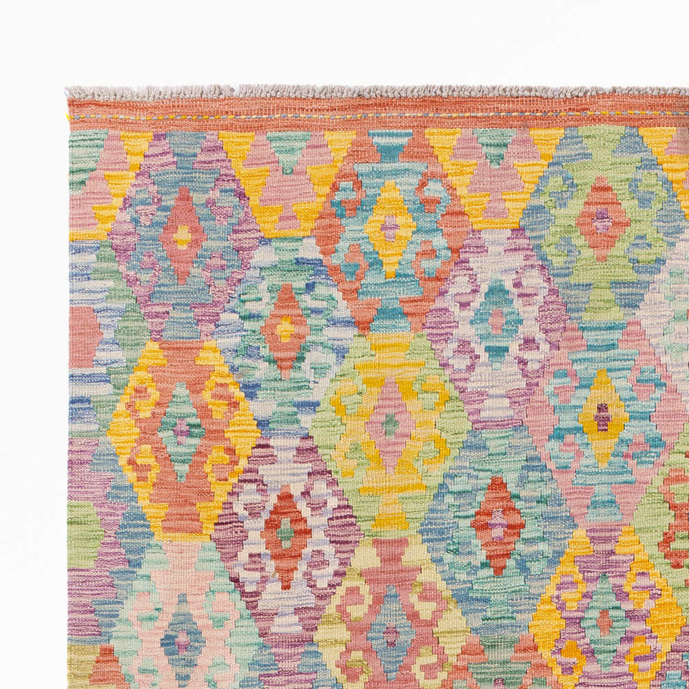 Kelim Rug - Splash - 245 x 177 cm - colorful