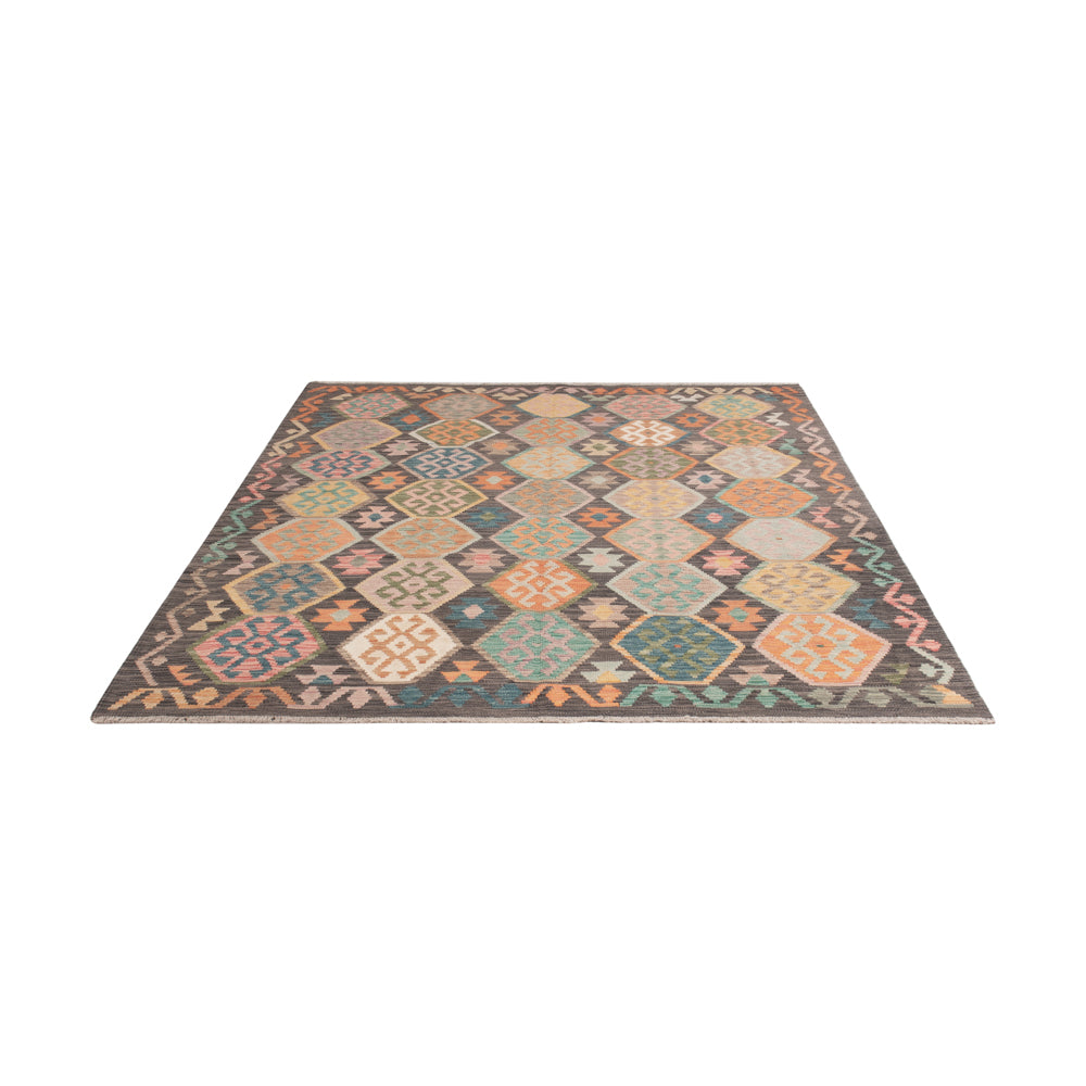 Kelim Rug - Splash - 232 x 175 cm - colorful