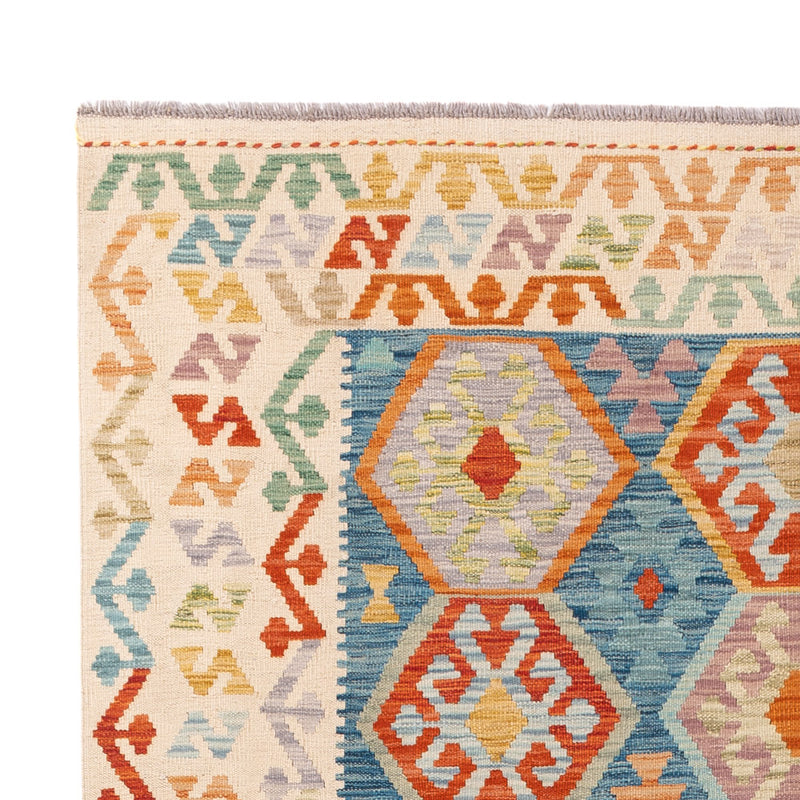 Kelim Rug - Splash - 249 x 175 cm - colorful