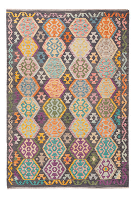 Kelim Rug - Splash - 244 x 172 cm - colorful