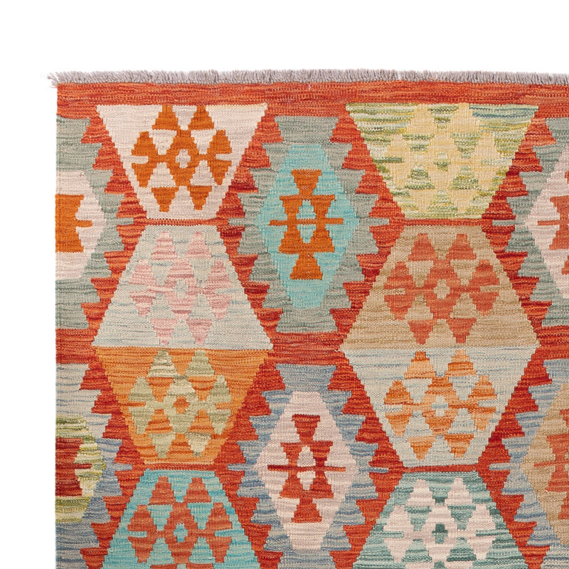 Kelim Rug - Splash - 242 x 180 cm - colorful