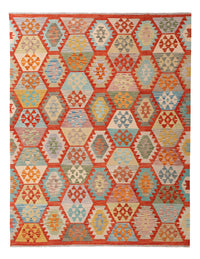 Kelim Rug - Splash - 238 x 183 cm - colorful