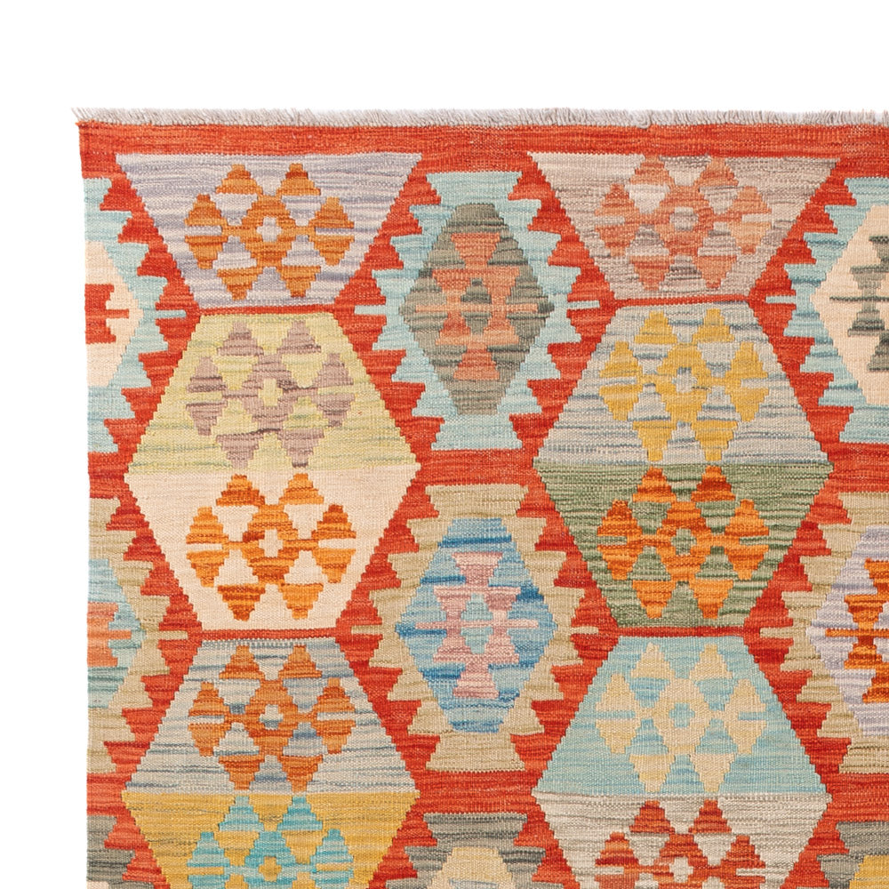 Kelim Rug - Splash - 238 x 183 cm - colorful