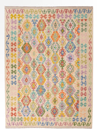 Kelim Rug - Splash - 246 x 179 cm - colorful