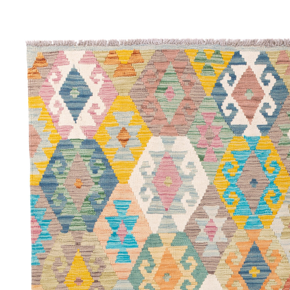 Kelim Rug - Splash - 245 x 175 cm - colorful