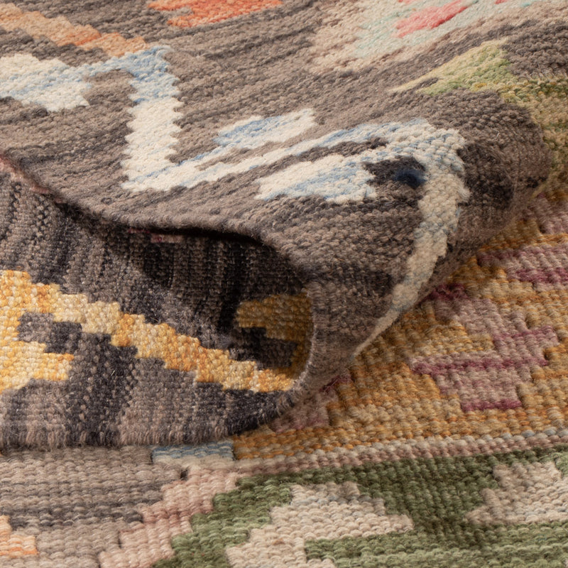 Kelim Rug - Splash - 237 x 185 cm - colorful