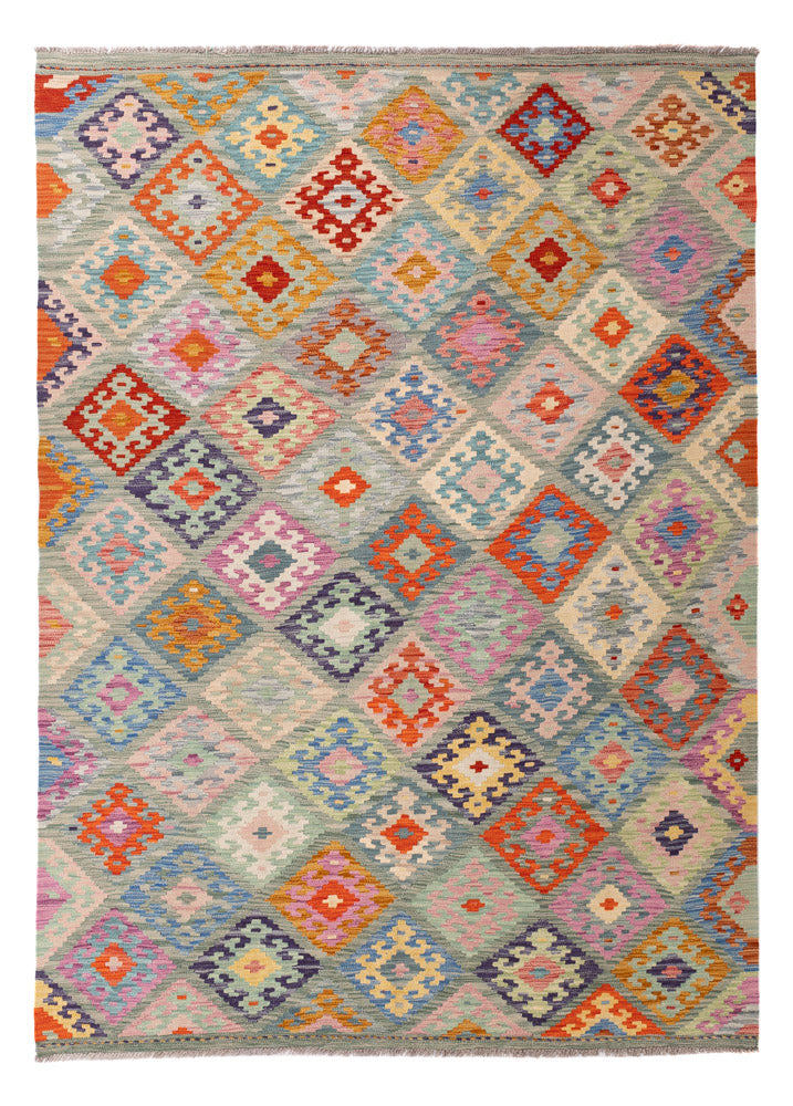 Kelim Rug - Splash - 250 x 175 cm - colorful