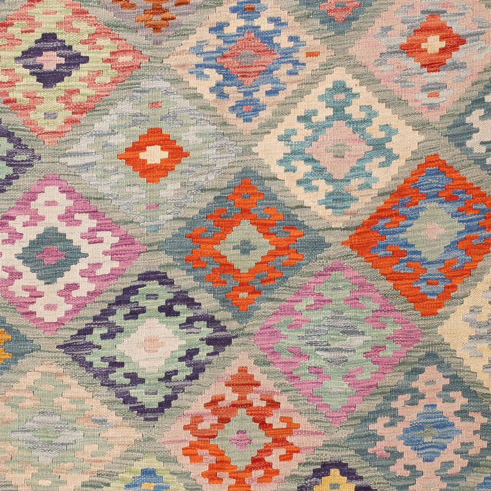 Kelim Rug - Splash - 250 x 175 cm - colorful