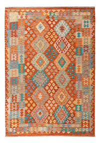 Kelim Rug - Splash - 242 x 173 cm - colorful