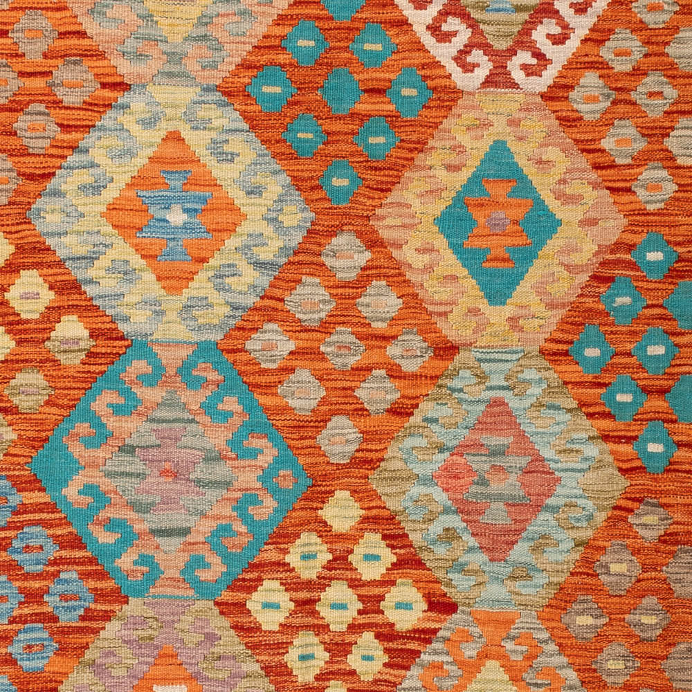 Kelim Rug - Splash - 242 x 173 cm - colorful