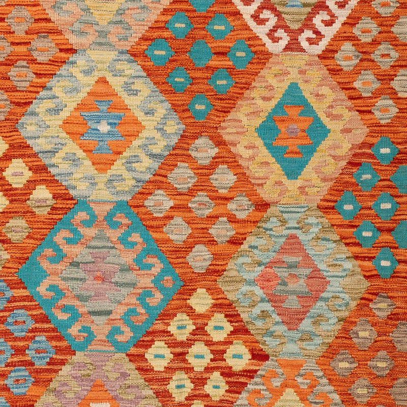 Kelim Rug - Splash - 242 x 173 cm - colorful