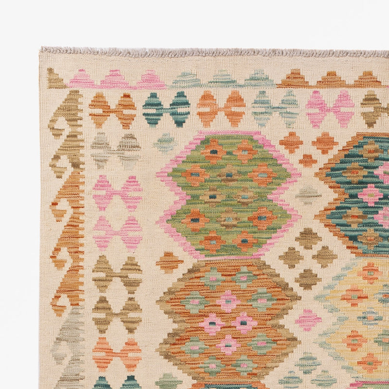 Kelim Rug - Splash - 244 x 170 cm - colorful