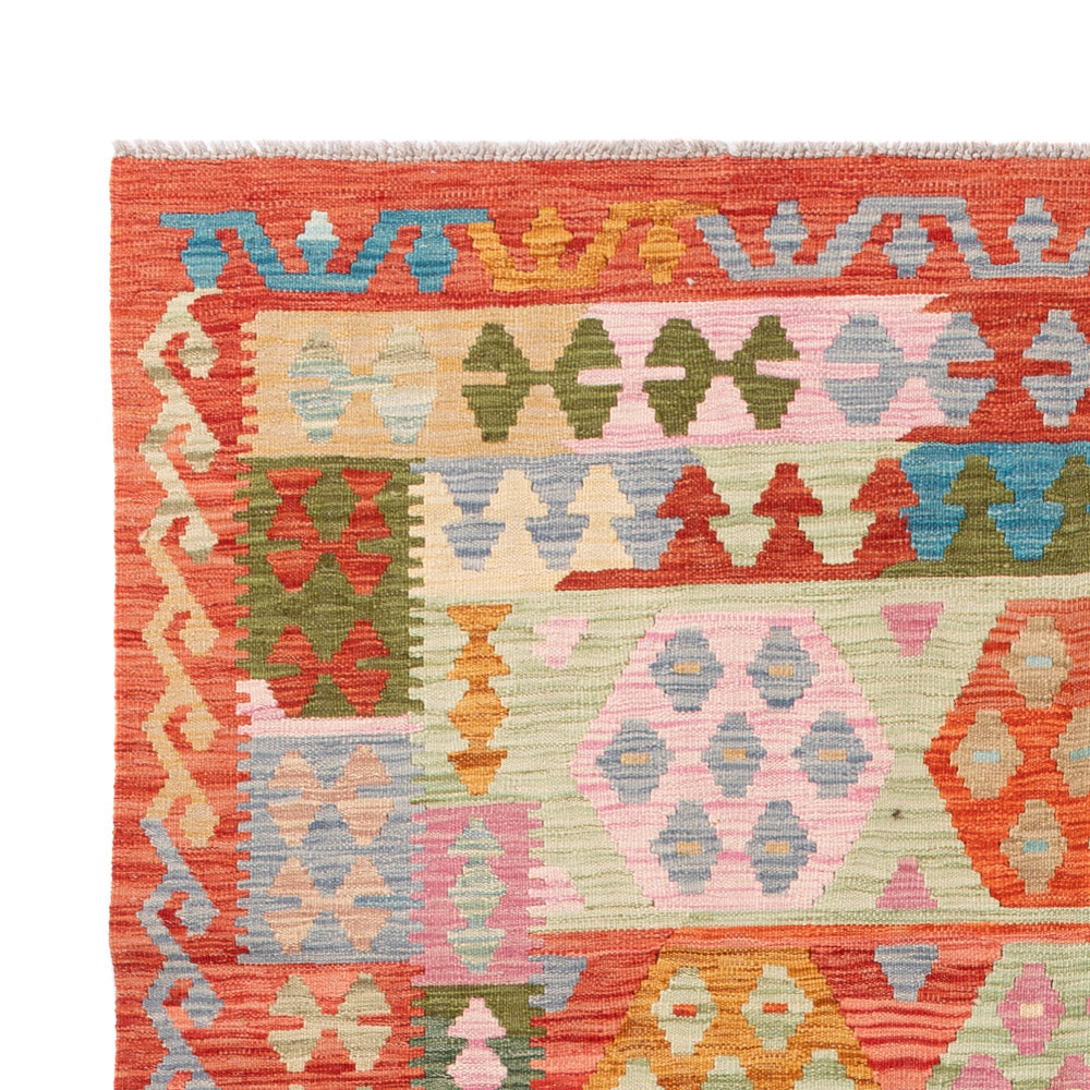 Kelim Rug - Splash - 243 x 172 cm - colorful