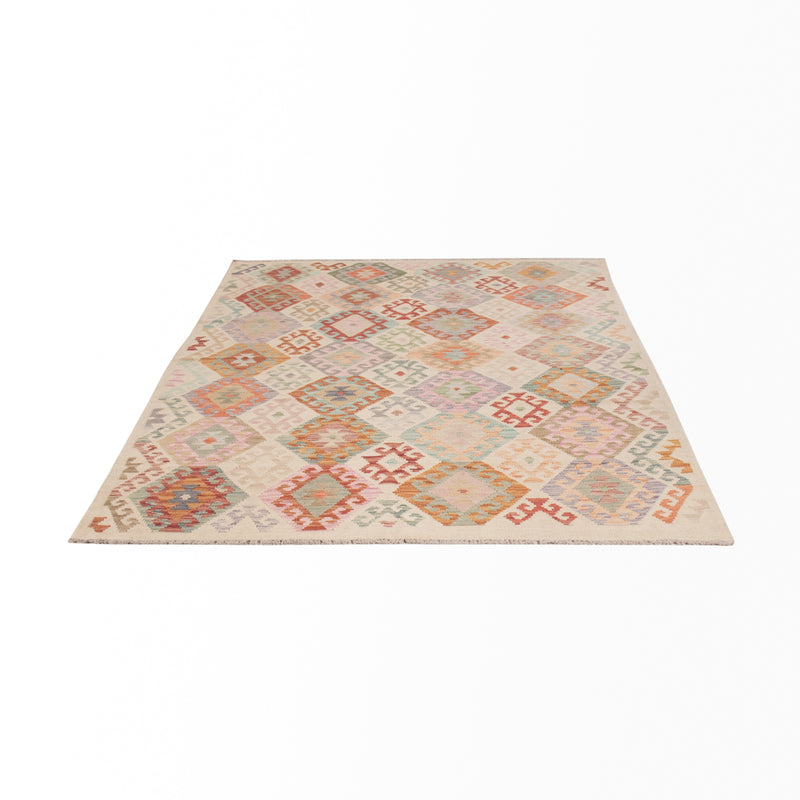 Kelim Rug - Splash - 244 x 171 cm - colorful