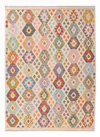 Kelim Rug - Splash - 241 x 180 cm - colorful