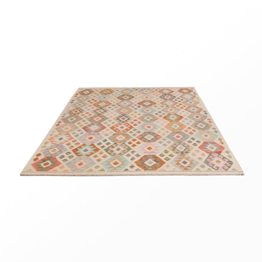 Kelim Rug - Splash - 249 x 179 cm - colorful