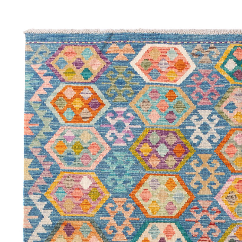 Kelim Rug - Splash - 242 x 175 cm - colorful