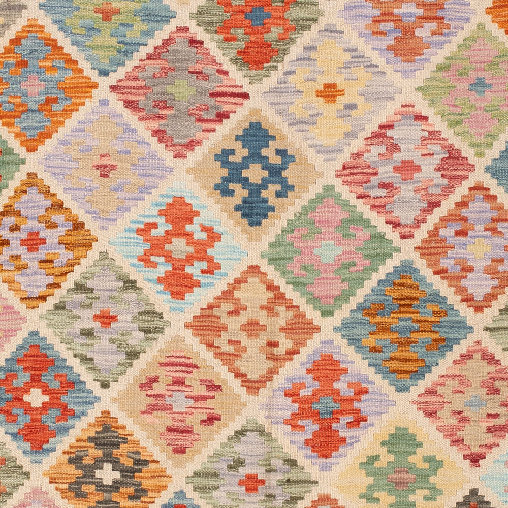 Kelim Rug - Splash - 248 x 180 cm - colorful