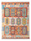 Kelim Rug - Splash - 200 x 154 cm - colorful