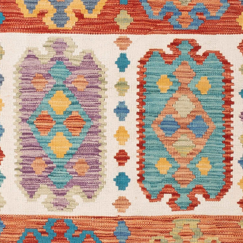 Kelim Rug - Splash - 200 x 154 cm - colorful