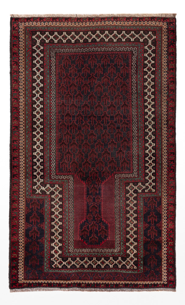 Belutsch Rug - 152 x 88 cm - red
