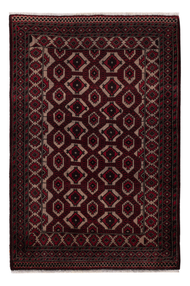 Belutsch Rug - 148 x 95 cm - red