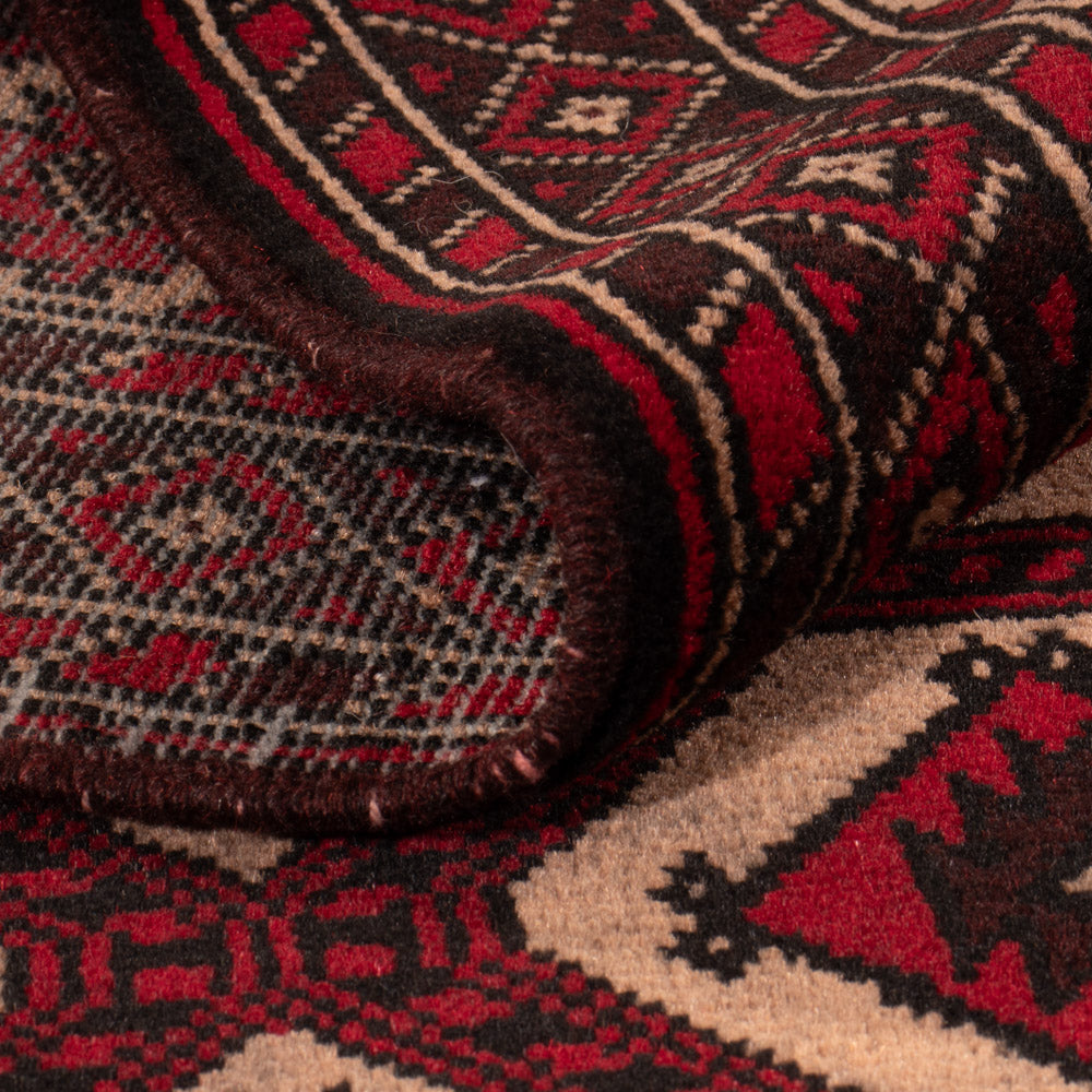 Belutsch Rug - 148 x 95 cm - red