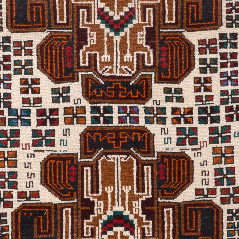 Belutsch Rug - 140 x 90 cm - cream