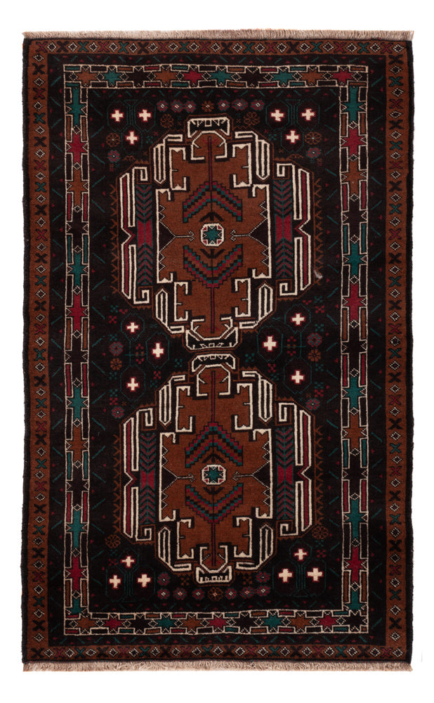 Belutsch Rug - 140 x 90 cm - multicolored