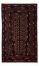 Belutsch Teppich - 140 x 90 cm - mehrfarbig