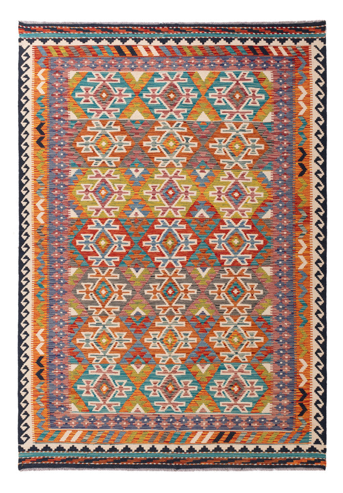 Kelim Rug - Splash - 250 x 174 cm - colorful