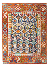 Kelim Rug - Splash - 236 x 176 cm - colorful