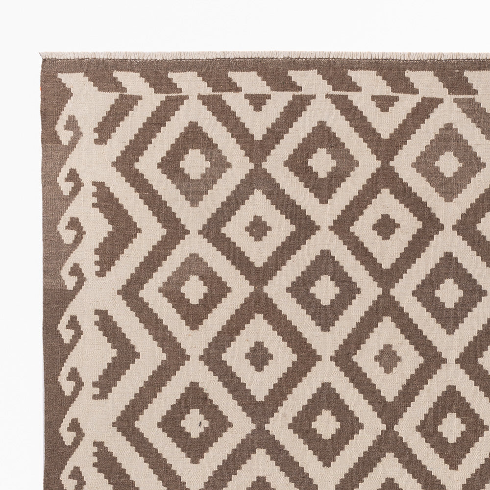 Kelim Rug - Splash - 233 x 164 cm - natural