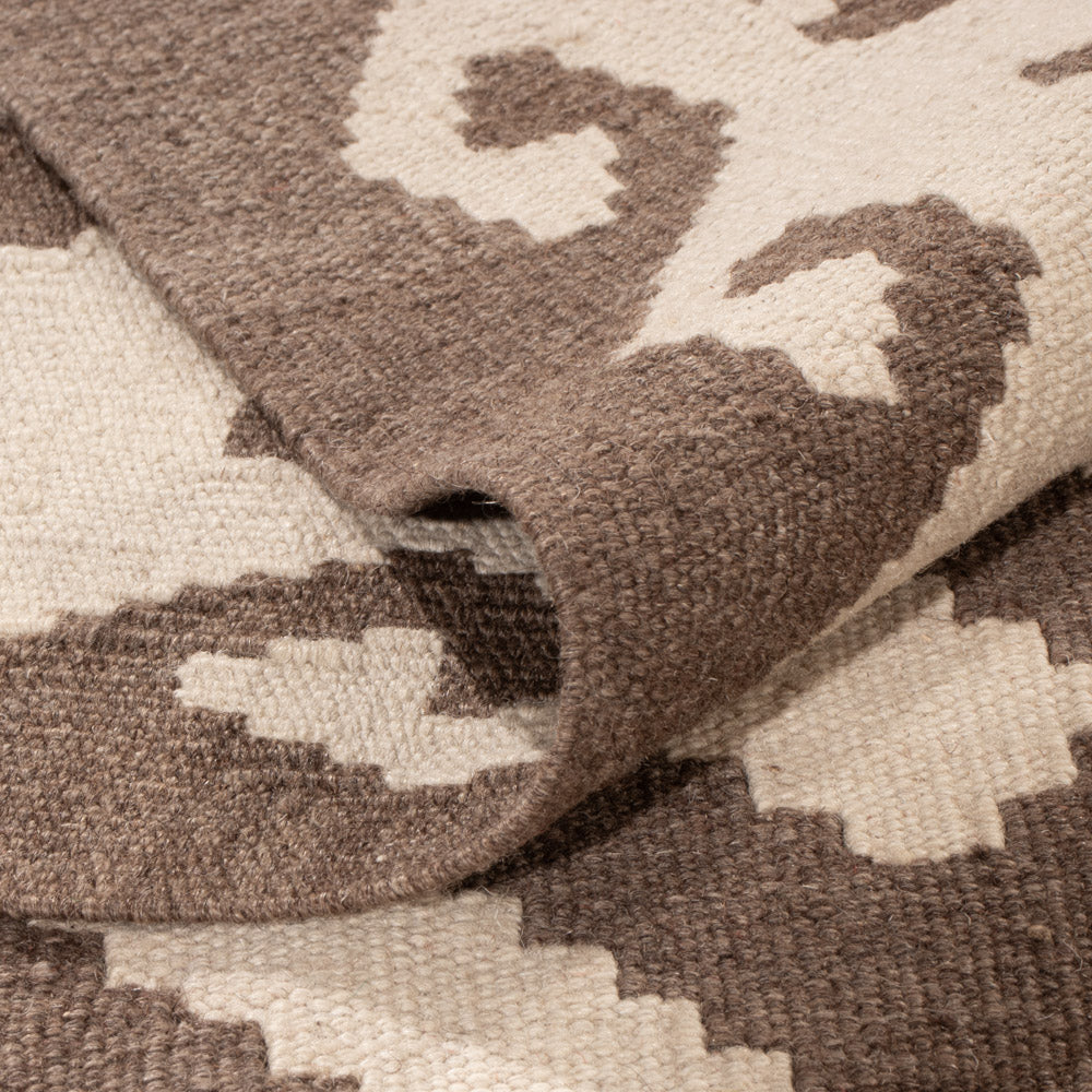 Kelim Rug - Splash - 233 x 164 cm - natural