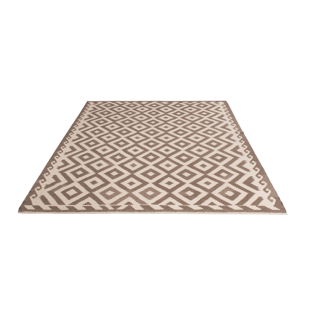 Kelim Rug - Splash - 233 x 164 cm - natural