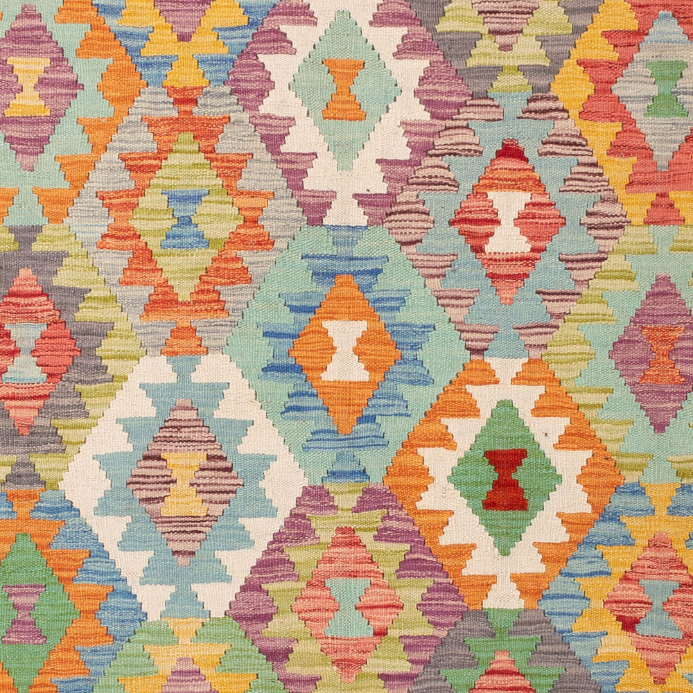 Kelim Rug - Splash - 238 x 179 cm - colorful