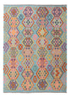 Kilim Maimana Rug 182x251cm - Wool Rug - Rectangle / Colorful / 182 x 251 cm Rectangle