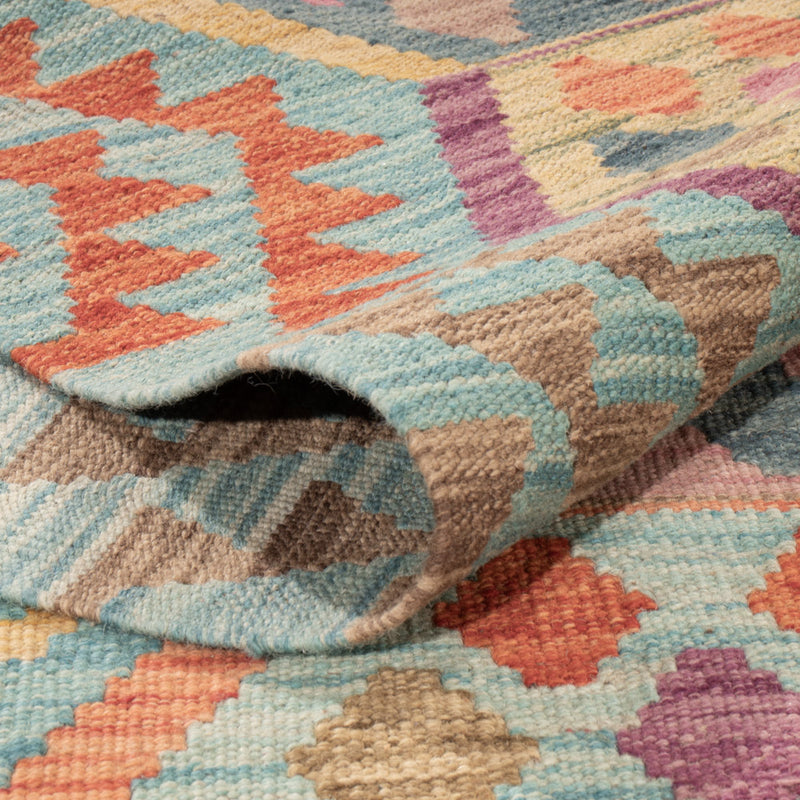 Kelim Rug - Splash - 251 x 182 cm - colorful