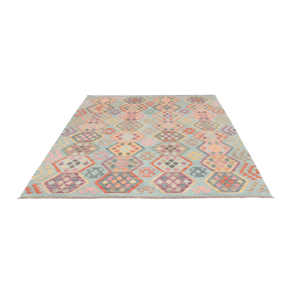 Kelim Rug - Splash - 251 x 182 cm - colorful