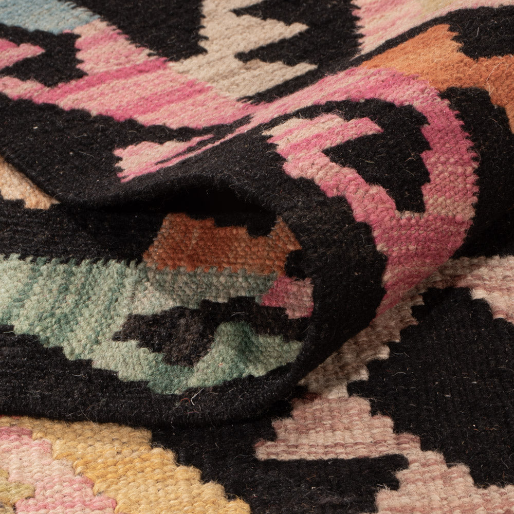 Kelim Rug - Splash - 249 x 187 cm - colorful